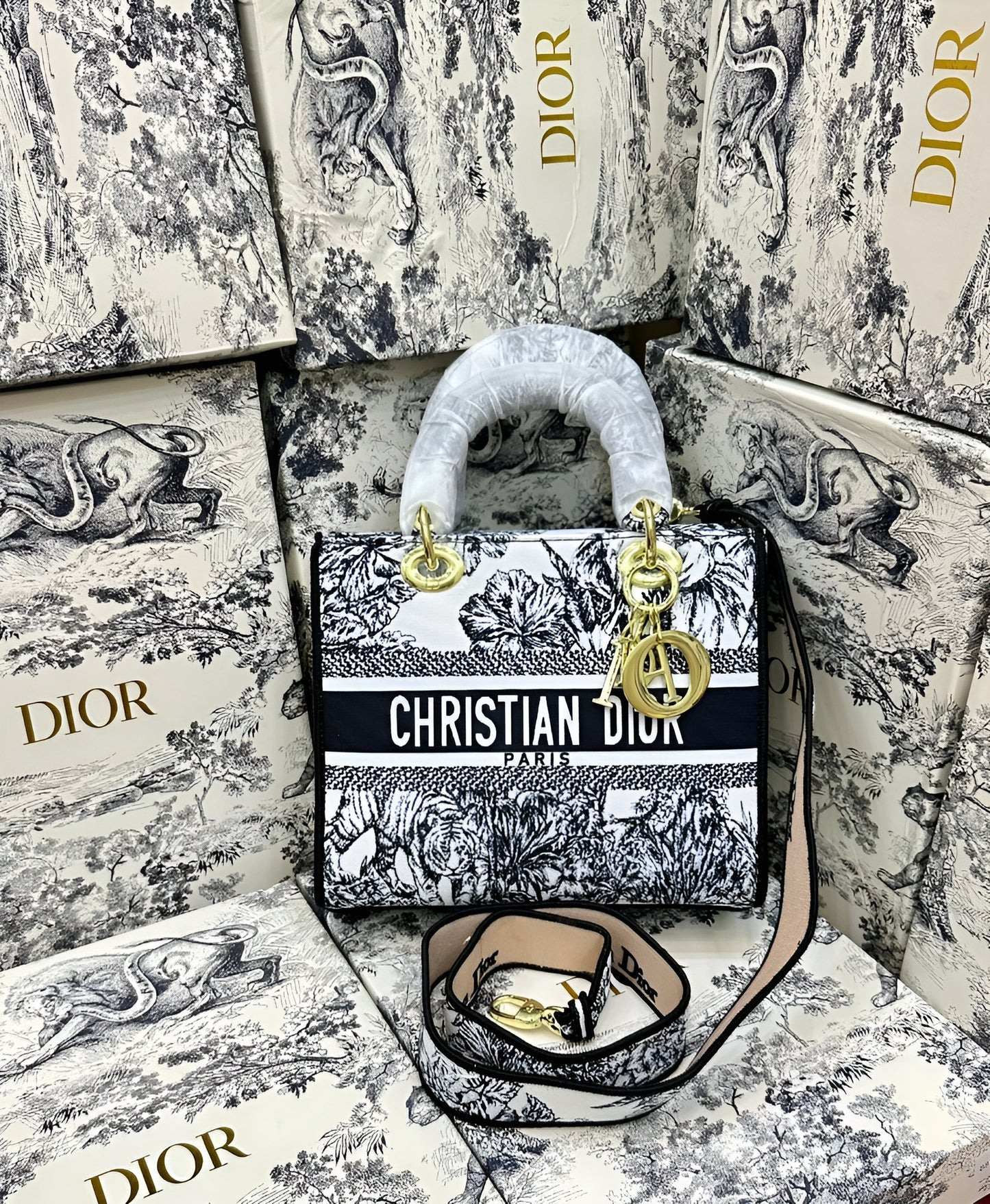 Christian Dior Medium Lady Bag