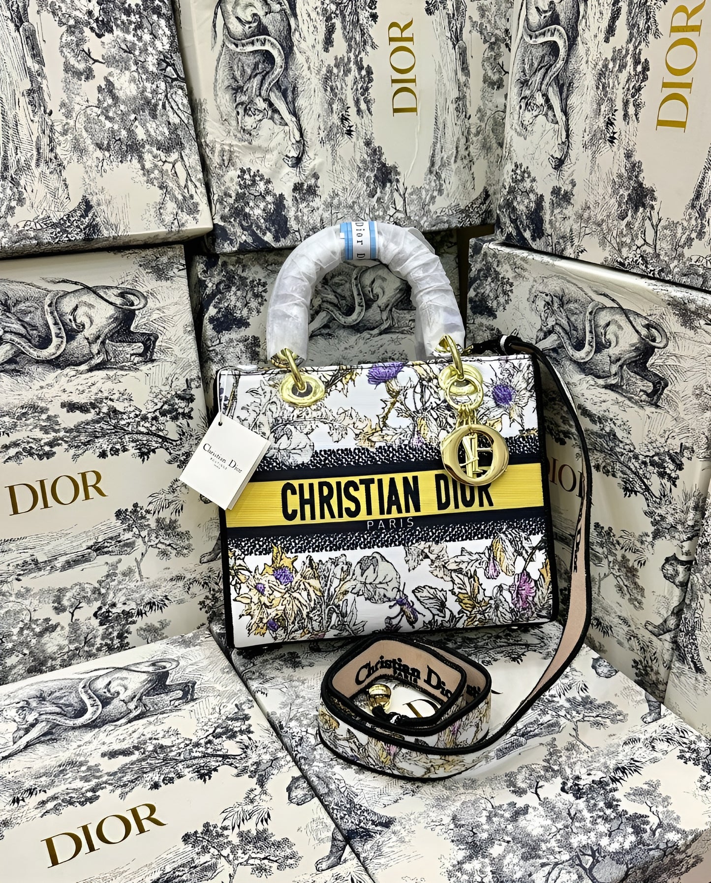 Christian Dior Medium Lady Bag