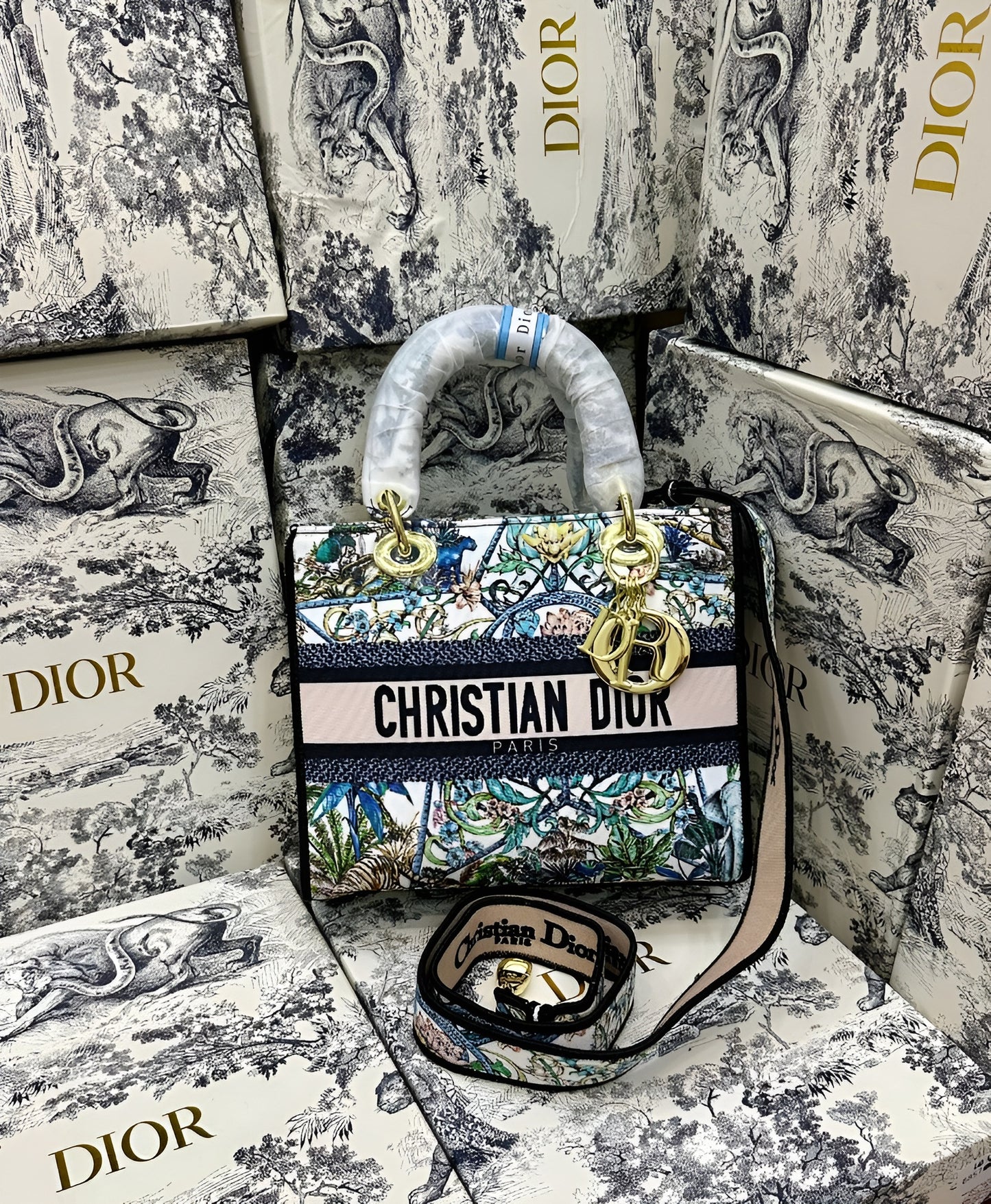 Christian Dior Medium Lady Bag