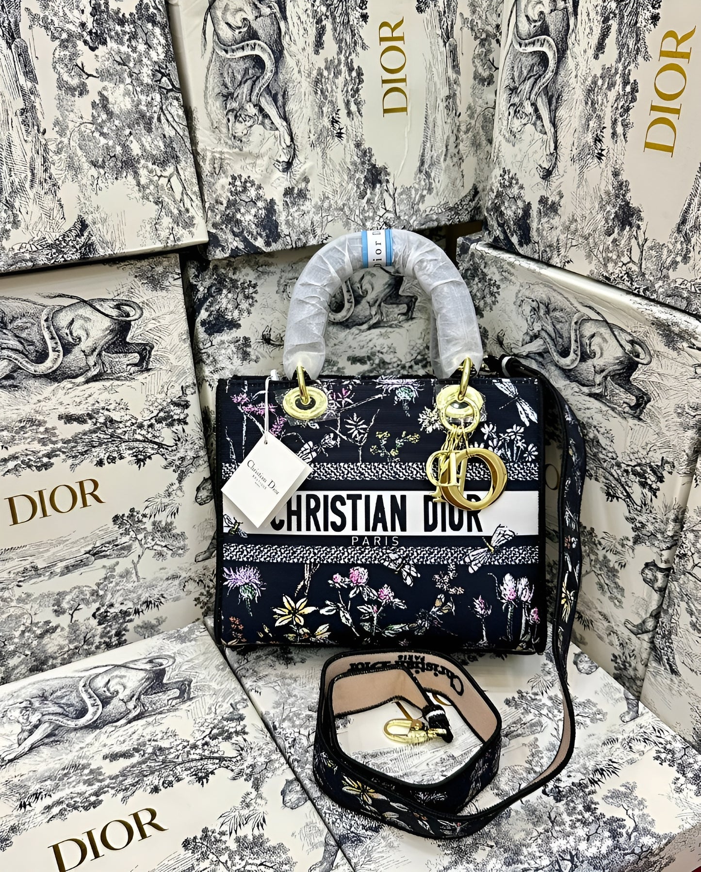 Christian Dior Medium Lady Bag