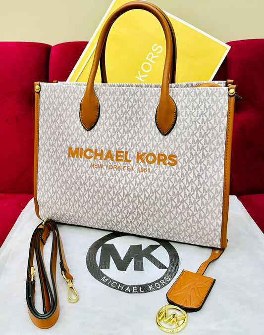 Michael Kors Mirella Large Signature MK Tote Bag