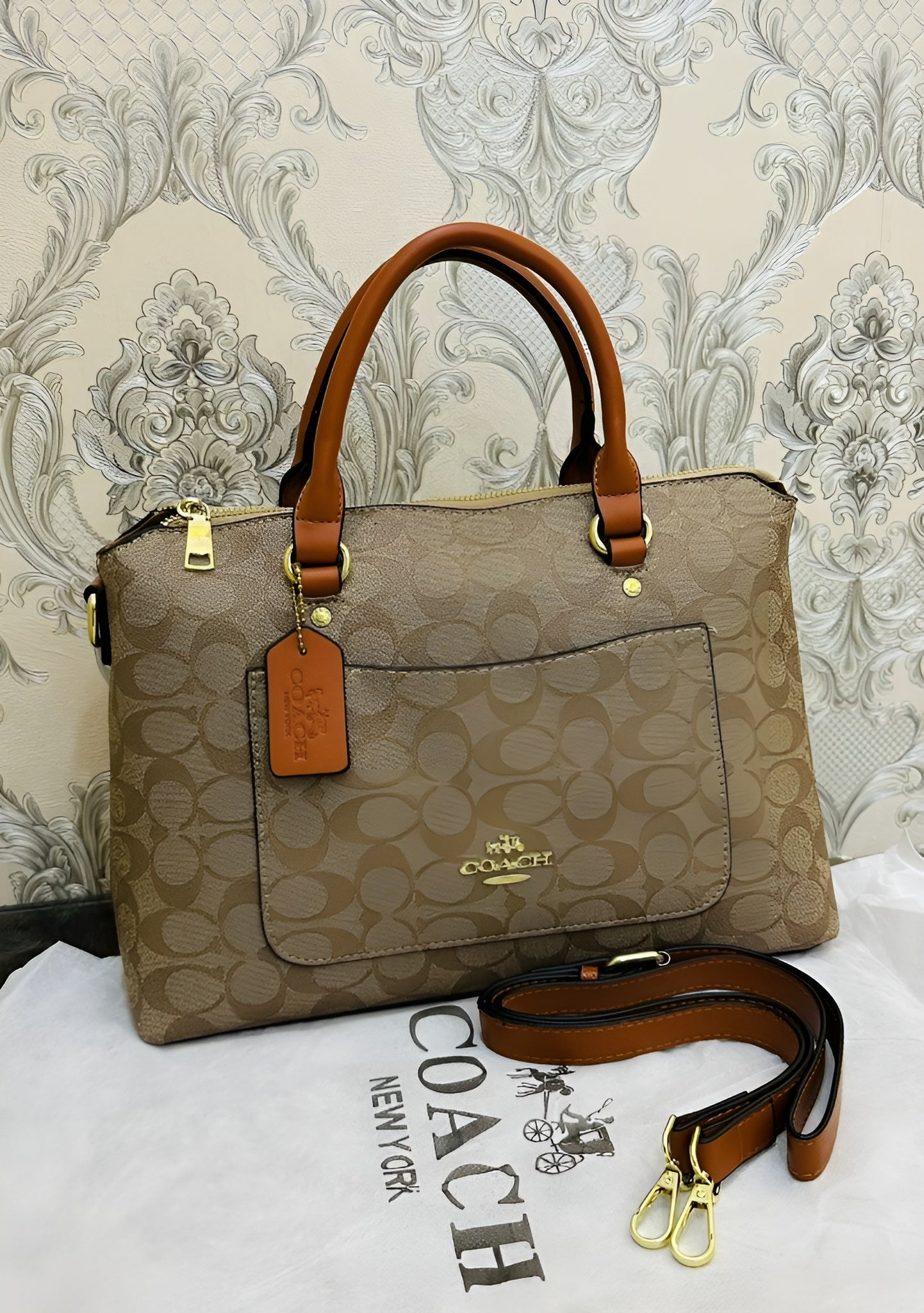 COACH® | Tote Bag In Signature Canvas