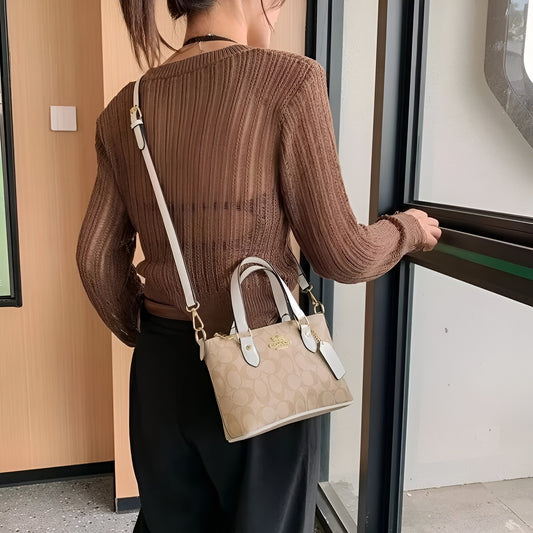 Coach Hand Bag With Long Belt